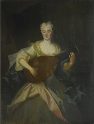 Portrait of Anna Constantia, Countess of Cosel 1680-1765, née von Brockdorff