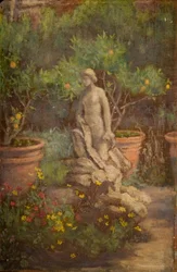 Fountain in a Garden, Cairate, Lombardy, 1875-1877