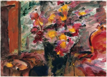 Flower Vase on a Table. 1922