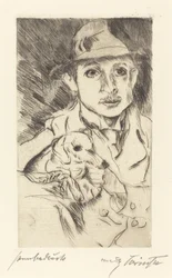 Boy with Dog