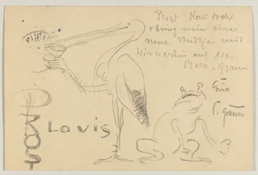 Lovis Corinth to Carl Strathmann: Postcard, Postmarked September 20, 1906