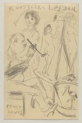 Lovis Corinth to Carl Strathmann: Postcard, Postmarked June 25, 1904