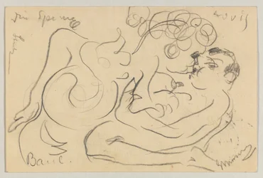 Lovis Corinth to Carl Strathmann: Postcard, Postmarked March 25, 1908