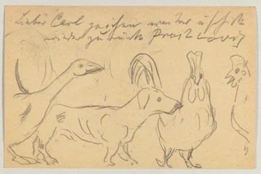 Lovis Corinth to Carl Strathmann: Postcard, Postmarked August 26, 1905