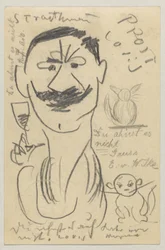 Lovis Corinth to Carl Strathmann: Postcard, Postmarked March 29, 1904