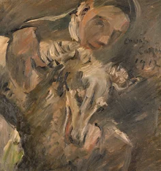 Max Mainer with a Siberian Greyhound