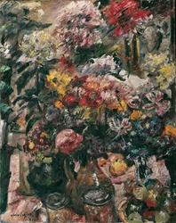 Still Life with Chrysanthemums and Amaryllis