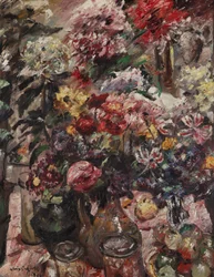 Still Life with Chrysanthemums and Amaryllis