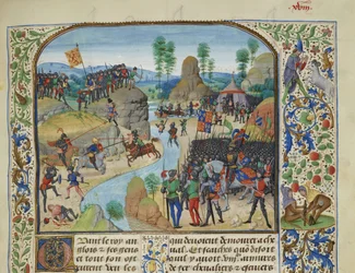 Anglo-Scottish War: The English Crossing the Tyne