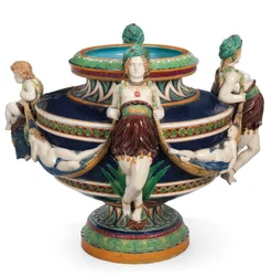 Large Minton Majolica Jardiniere, c.1870