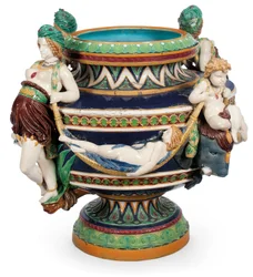 Large Minton Majolica Jardiniere, c.1870