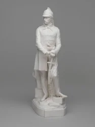 Parian ware statuette of Lieutenant (later Major) William Hodson