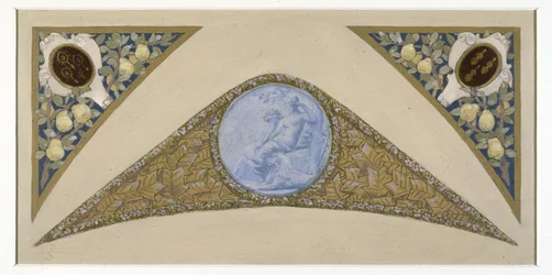 Sketch for the Festive Staircase at Paris City Hall: Virgin, between 1888 and 1898