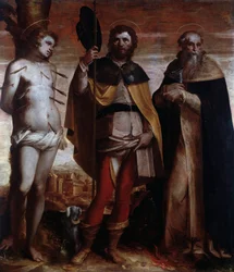 St Roch, St Sebastian and St Anthony the Great