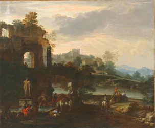 Capriccio with the Farnese Hercules