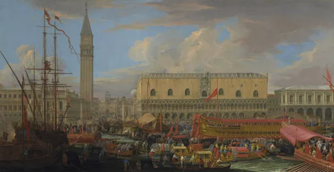 The Bucintoro Departing from the Bacino di San Marco