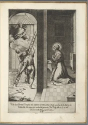 Filippo Neri Sees Mary Holding Up the Roof of Santa Maria in Vallicella (series title: Life of Saint Filippo Neri)