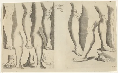 Studies of Legs (Drawing Book) (Le Livre de Dessein)