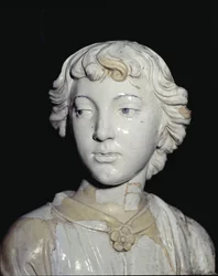 Angel Holding a Candle (detail)