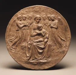 Madonna and Child with Six Angels