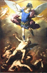 Archangel Michael Casts Down the Rebellious Angels