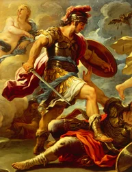 Figure of Aeneas (detail)