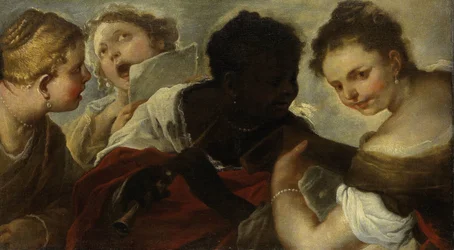 Four Women Making Music