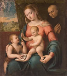 Virgin with Child, the Young St. John and a St. Nicholas of Tolentino