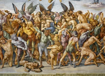 Damned in Hell, from Last Judgment Fresco Cycle