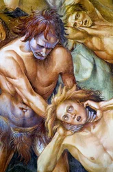 Damned in Hell, from Last Judgment fresco cycle