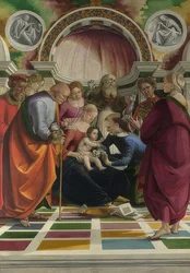 The Circumcision of Jesus. Around 1490-91