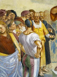 Sermon and Deeds of the Antichrist from Last Judgment Cycle (detail)