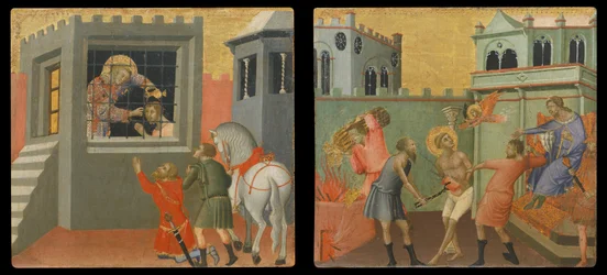 Holy Deacon Baptizes a Prison Neophyte, Holy Deacon Martyred in the Presence of a Roman Magistrate