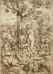 Adam and Eve in Paradise