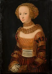 Portrait of a Young Woman. Princess Emilia of Saxony?