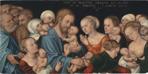 Suffer the Little Children to Come unto Me (Christ blessing the Children)