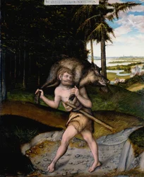 Heracles and the Erymanthian Boar From The Labours of Hercules