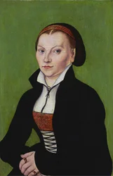 Katharina of Bora, Half-Length, Facing Left