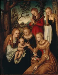 The Virgin and Child with Saints Catherine, Dorothy, Margaret and Barbara
