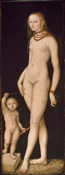 Venus and Cupid, ca 1530