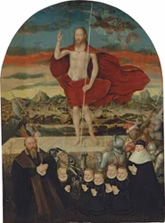 The Resurrected Christ with a Donor Family