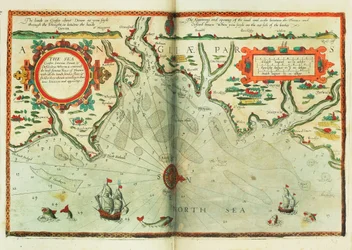 The Sea Coasts Between Dover & Orfordness: Including the Most Famous River of Thames with All the Sands, Banks, Flats, & Shoals Thereabouts According to Their True Situation and Appearance