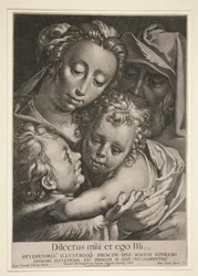 The Holy Family with Saint John