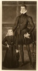 Henry, Lord Darnley (1545-1567) and his brother Charles (1555-1576) from 