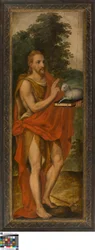 John the Baptist (left), Donor (right), Vanitas (closed)