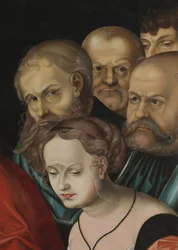 Christ and the Woman Taken in Adultery (detail)