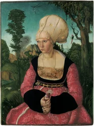 Portrait of Anna Cuspinian by Lucas Cranach the Elder