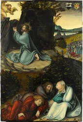 The Agony in the Garden by Lucas Cranach the Elder