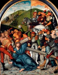 The Climb to Calvary by Lucas Cranach the Elder