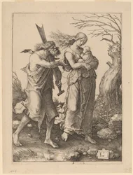 Adam and Eve after Their Expulsion from Paradise
